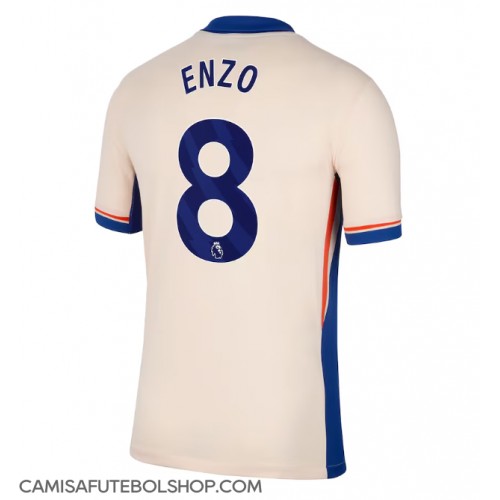 Camisa de time de futebol Chelsea Enzo Fernandez #8 Replicas 2º Equipamento 2024-25 Manga Curta